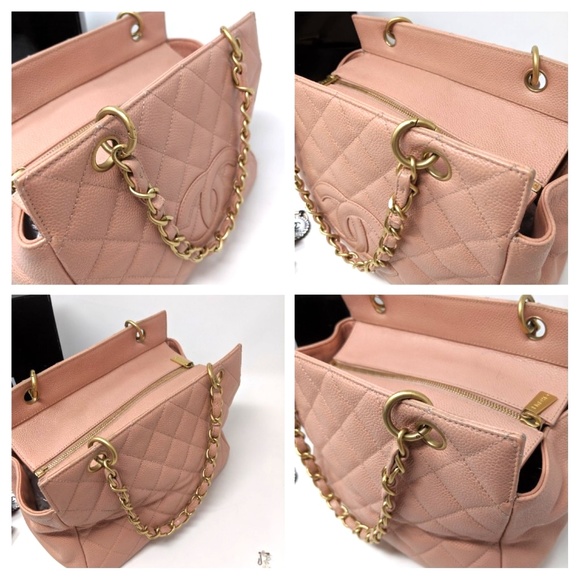 🎉HPx2🎉CHANEL Pink Caviar Petite Timeless Tote - Picture 7 of 15